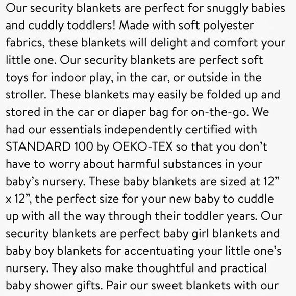 Lamb Unisex Neutral Security Blanket Lovey Snuggle Buddy Parents Choice NWT - Picture 4 of 10